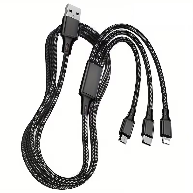 Háromfejű USB töltő